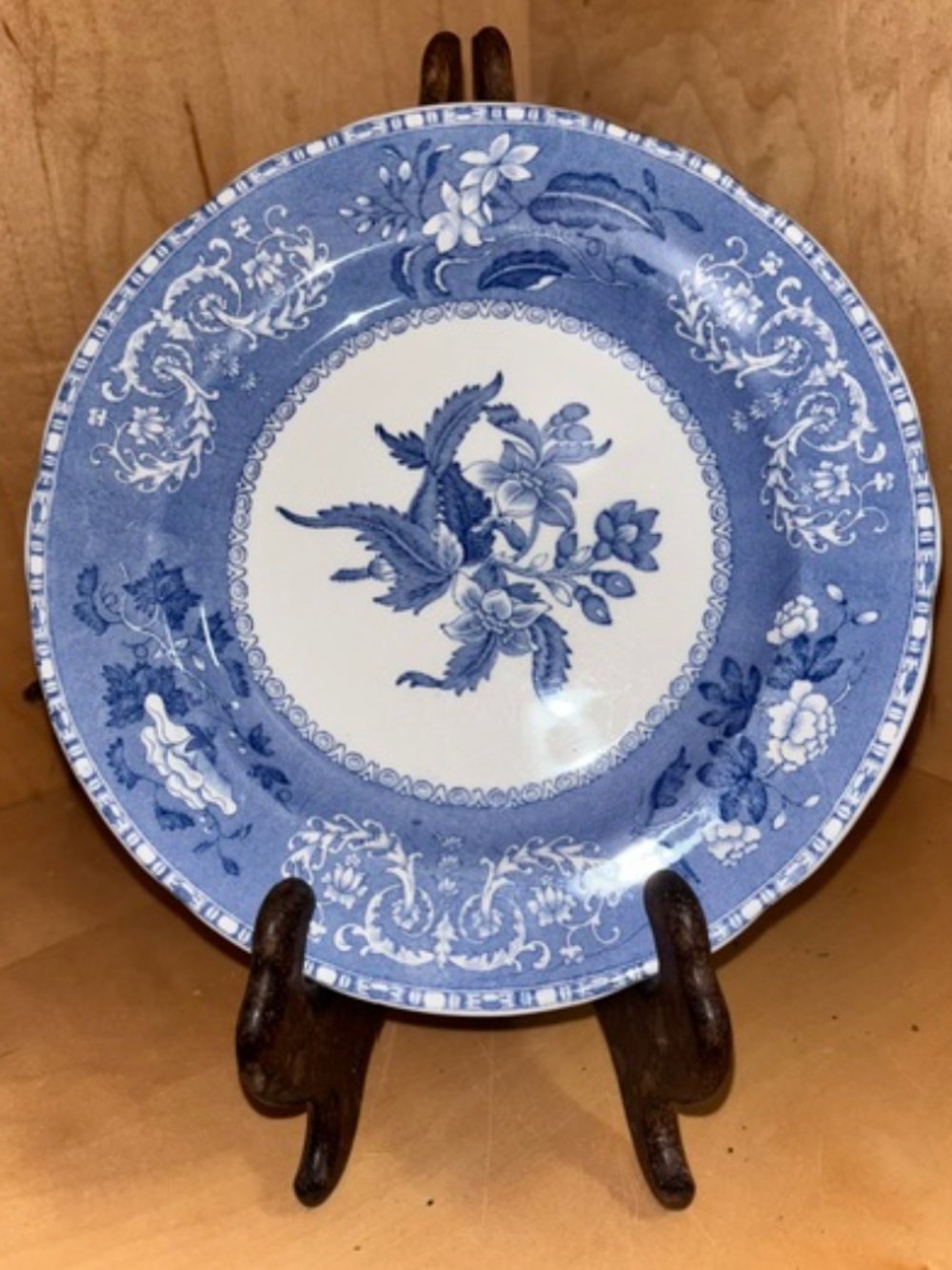 C 4 Spode Blue Camilla Salad Pate 7 1/2"